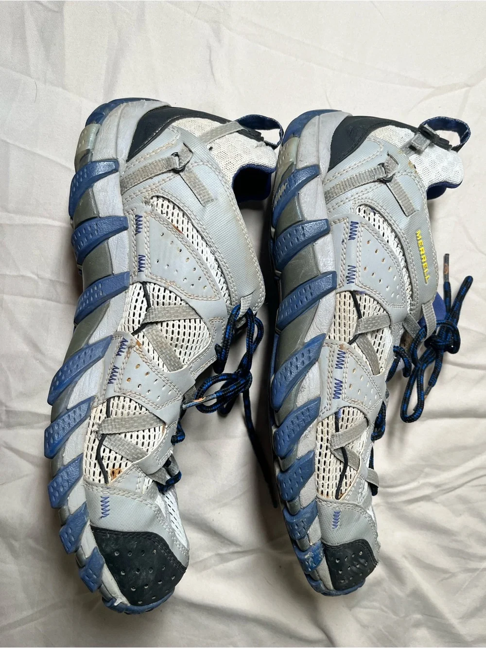 Merrell WaterPro Maipo Gray and Navy Men's Hiking Shoes